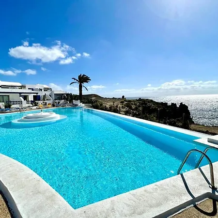 Nudist With Pool View And One Bedroom In Lanzarote Charco del Palo