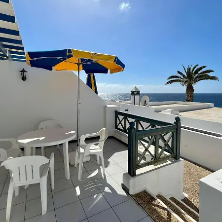 Nudist With Pool View And One Bedroom In Lanzarote * 查德尔帕罗奥